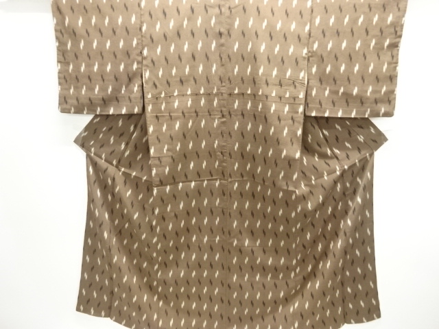 大正ロマン　絣柄織り出し着物